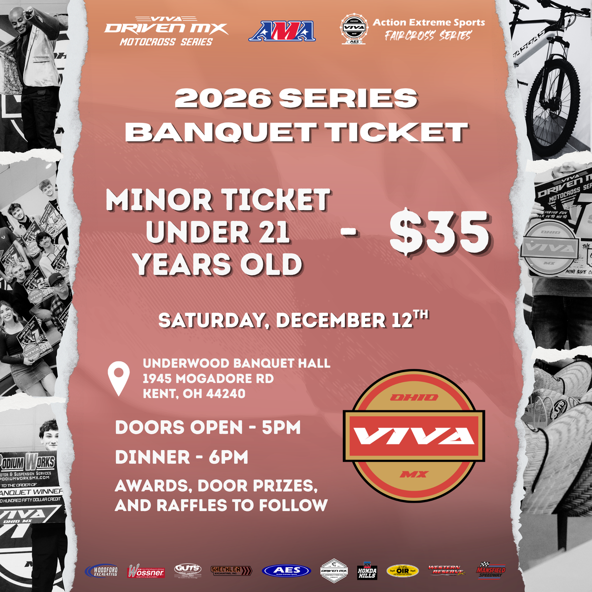 Banquet Ticket Under 21