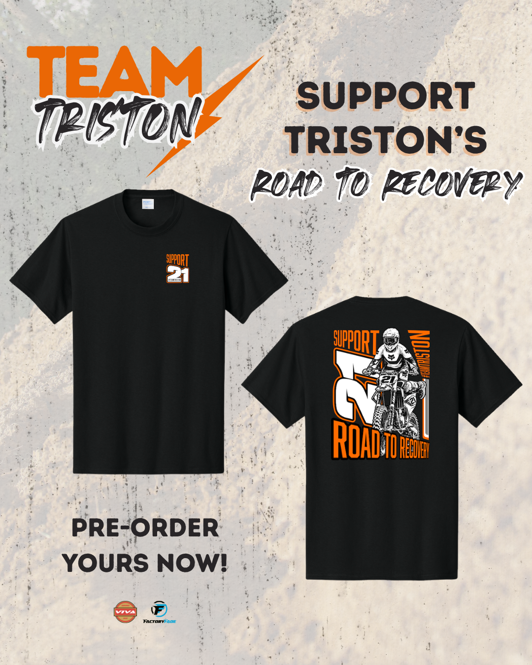 Triston's Road to Recovery Fundraising Shirt